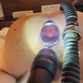 奥まで、ずっぽり!?