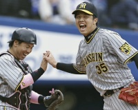 才木梅野バッテリー90.2回被本1 、才木坂本バッテリー76.2回被本5