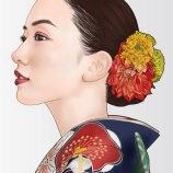 『永野芽郁さんの似顔絵を描きました』の画像