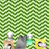 『色付きカエルの後ろには・・・』の画像