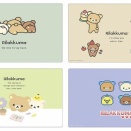 ゲーミングリラックマ BASIC RILAKKUMA Favorite Things、Flower ラバーマット 予約が始まっています