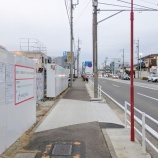 『「(仮称) パルモ葬祭かぞくホール春日井八田」の新築工事中。うなぎのしろむらの隣（春日井市八田町）』の画像
