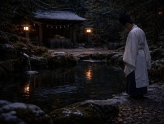 境内の「水面を見ない」作法 ― 鏡としての水を一時的に避ける理由