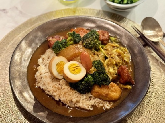 おでんリメイクカレーのひとりごはん