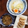 麺や六八（めんやろっぱち）【ゴロゴロチャーシューと春キャベツのつけめん＋餃子（５ヶ）】＠焼津市焼津3丁目