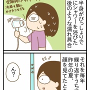 ホットフラッシュで顔にブツブツができた話①