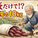 【0円】捨てる米袋で収穫10kg！ベランダで極甘さつまいもを育てる裏技（肥料不要）