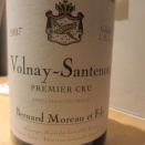 ベルナール・モロー　　ヴォルネ・サントノ　2007　さすがの一級品