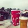 ディズニーシーで朝ビール