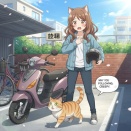 【悲報】駐輪場で近所の猫に不審者だと思われた話