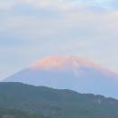 すわ　富士山冠雪？