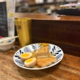 大宮の夜、おでんのちシメは煮干しで