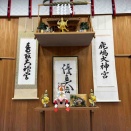 神棚のしめ縄を新調しました。