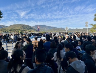 【画像】京都の渡月橋、限界突破WWWWWWWWWWWWWWWWWWWWWWWWWWWWWWWW
