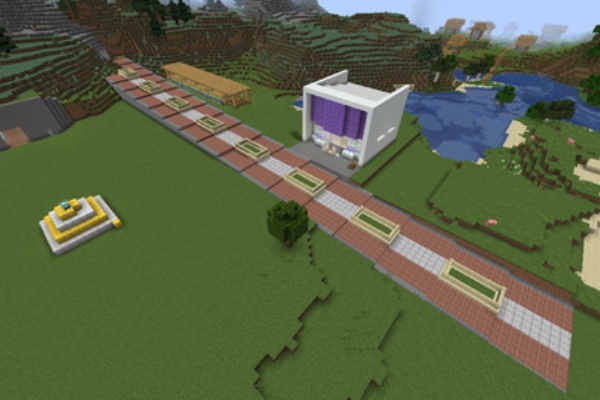 うみどりのいまさらマイクラ街づくり