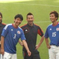 宮本恒靖選手　引退試合。