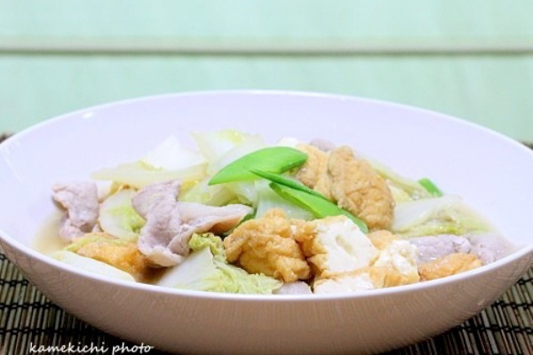 麺つゆで速攻 白菜と厚揚げの煮物 ワンダー家族企画はじまりました Sake To Ryouri Powered By ライブドアブログ