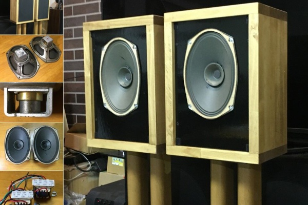 Telefunkenビンテージ 15x21cmフルレンジシステム 最高音質 ペア Telefunken ビンテージ録音モニタースピーカー ペア 驚きの高
