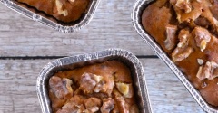 オーブン不要！小麦粉不要！きな粉だけで作るバナナケーキ