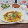 ＪＲ赤羽駅ナカ「インド料理シターラダイナー」で「チキンビリヤニセット（ラムカレー）」