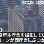 名古屋アジア大会、もうめちゃくちゃ。名古屋市役所の西庁舎にドローン突っ込む