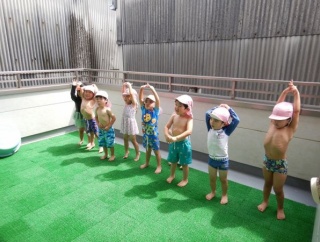 水遊び