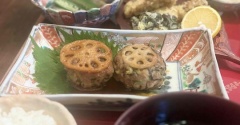【献立】ネギと海苔の蓮根ハンバーグ。と　献立と　夜更かし。