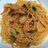 『ナポリタンにほうれん草はイマイチ…』の画像