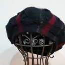 布フェルトのベレー帽