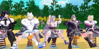 【ホロライブ】ぺこマリ体操9日目、珍しくAdventが勢揃いも異様な雰囲気