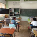運動会 練習の合間もしっかり勉強です