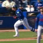 ブルージェイズ・岡本和真、オープン戦初ヒットがホームラン！ WBCアメリカ代表投手からバックスクリーンへ