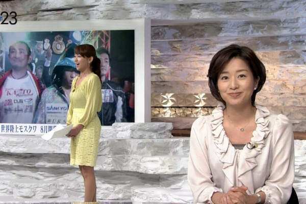 美脚tvキャプチャー 膳場貴子