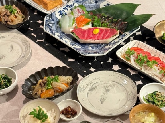 海外出張帰りの、和食の夜ごはん