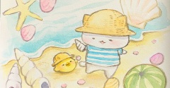 しょぼにゃん夏のグリーティング