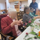 『生け花とお茶の会（小規模多機能ホームくすの木）』の画像