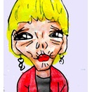 似顔絵・研ナオコ