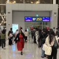 アシアナ航空のOZ178便で、羽田空港に向かいました
