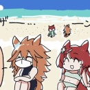 【ウマ娘】黄金一族の夏合宿 オル変装ヴルとウインバリアシオンと夏の終わり…