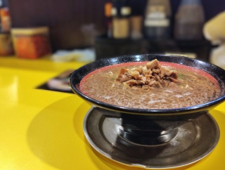 豚骨ラーメン めん骨マン@羽村市<限定・博多替玉セット>