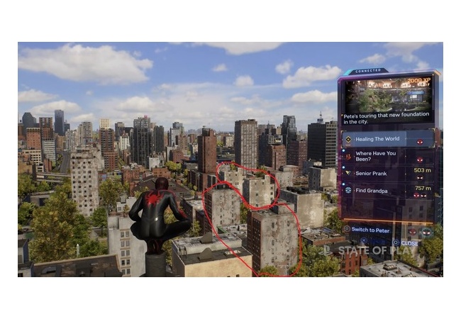 スパイダーマン2、グラフィックが凄いけどテクスチャの繰り返しが気になる