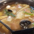 何だろう？この謎の石像は・・・！燕市のレストハウス華苑で看板メニューのカントンメン！