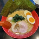 -1910杯目- 工場スープと店内炊きスープ「赤家」の"味玉ラーメン"&"無料ライス"@本八幡