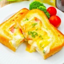 【朝こんなの食べたら頑張れる】とろ〜り卵があふれる！のせて焼くだけ絶品トーストレシピ3選
