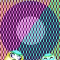 三色の縦ラインを見ていると？
