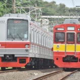 『メトロ車も新色に!!6000系6132F全検出場&運用復帰』の画像