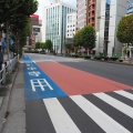 こんな所にも自転車レーン!!