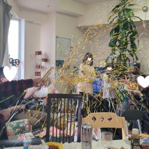 昨日はおうちでパーティーでした！