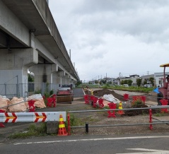 都市軸道路「柏の葉キャンパス-流山おおたかの森」間の道路整備工事（2026年8月16日）