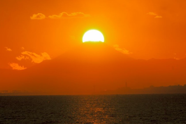 ダイヤモンド富士（千葉・茨城）